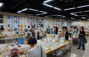 作品展の様子 - 小学校の部