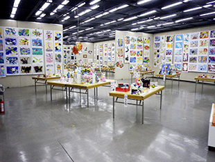 小中学校作品展の様子