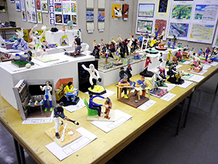 小中学校作品展の様子