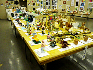 小中学校作品展の様子
