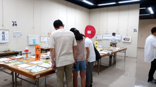 科学展会場の様子（小学校）