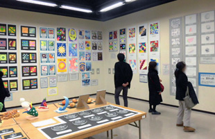 作品展の様子 - 中学校の部