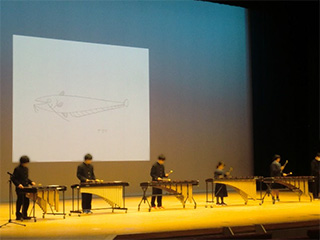 三泗小・中学校特別支援学級学習発表会　ステージ発表の様子