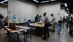 科学展会場の様子（小学校）